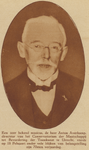 873464 Portret van Antoon Averkamp (1861-1934), directeur van het Conservatorium der Maatschappij tot Bevordering der ...